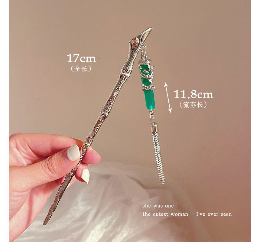 Floral Acrylic Alloy Hair Stick SpreePicky