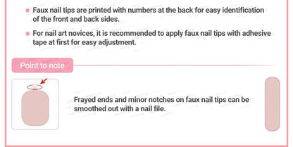 Heart Pointed Faux Nail Tips SpreePicky