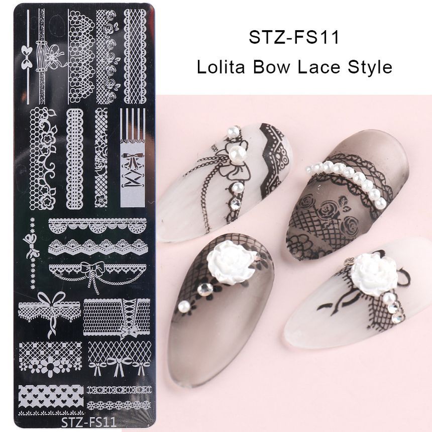 Stainless Steel Nail Art Stamping Plate SpreePicky