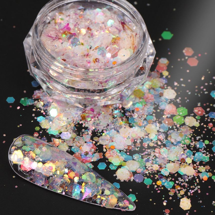 Sequin Nail Art Powder SpreePicky