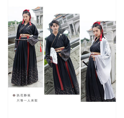 Traditional Chinese Couple Matching Costume Long SpreePicky