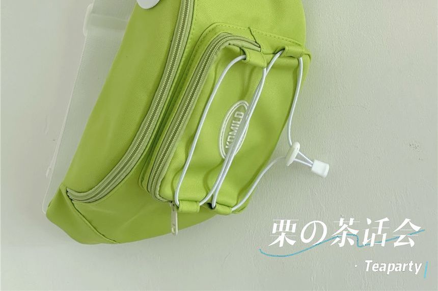 Lettering Logo Drawstring Sling Bag SpreePicky