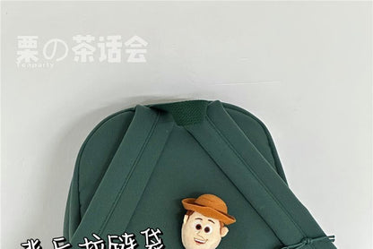 Letter Embroidered Backpack SpreePicky