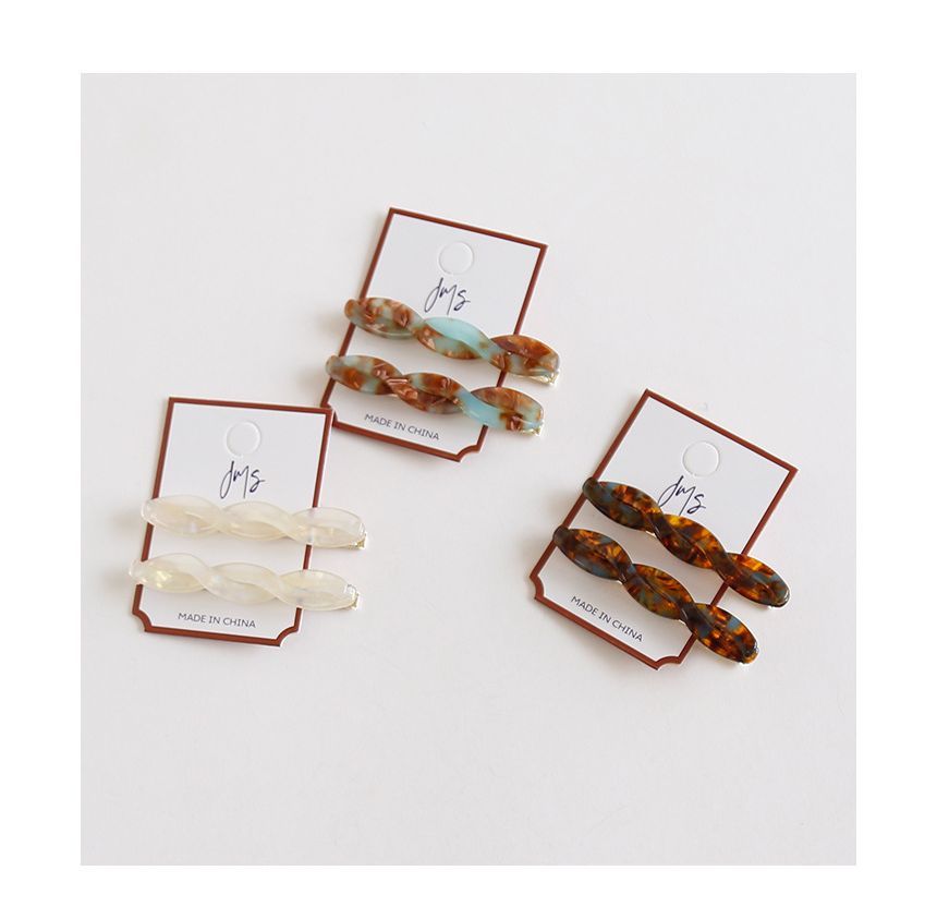 Set of 2: Acetate Hair Clip mySite