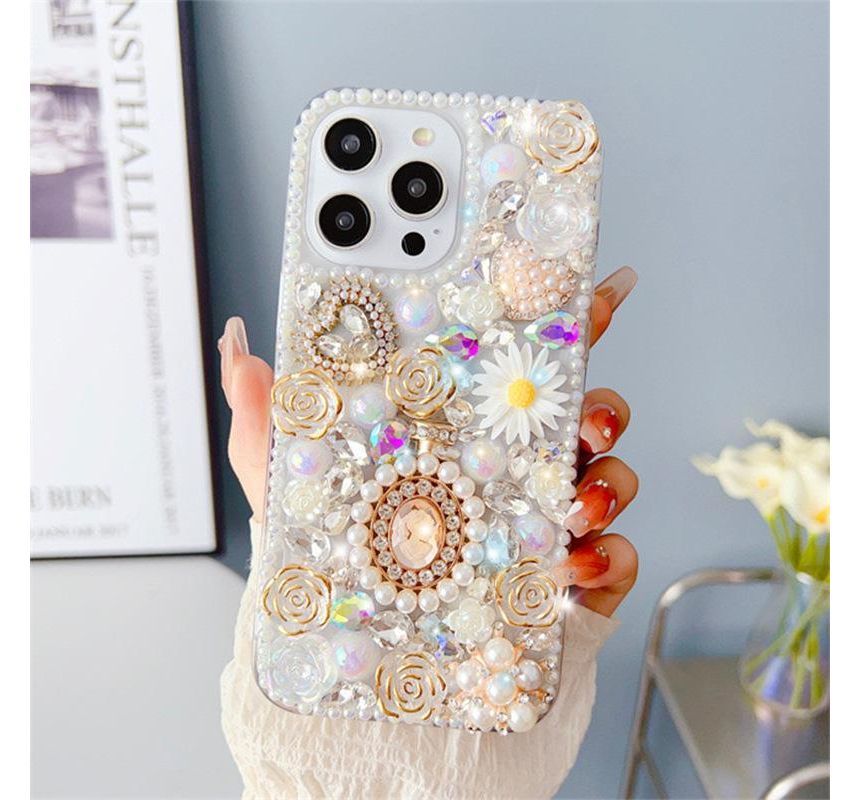 Floral Phone Case - iPhone 14 Pro Max / 14 Pro / 14 Max / 14 / 13 Pro Max / 13 Pro / 13 / 13 mini / 12 Pro Max / 12 Pro / 12 / 12 mini / 11 Pro Max / 11 Pro / 11 / SE / XS Max / XS / XR / X / 8 / 8 Plus / 7 / 7 Plus SpreePicky