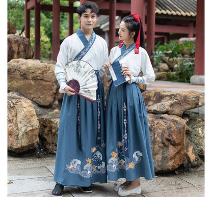 Fish Embroidered Hanfu Costume Set SpreePicky