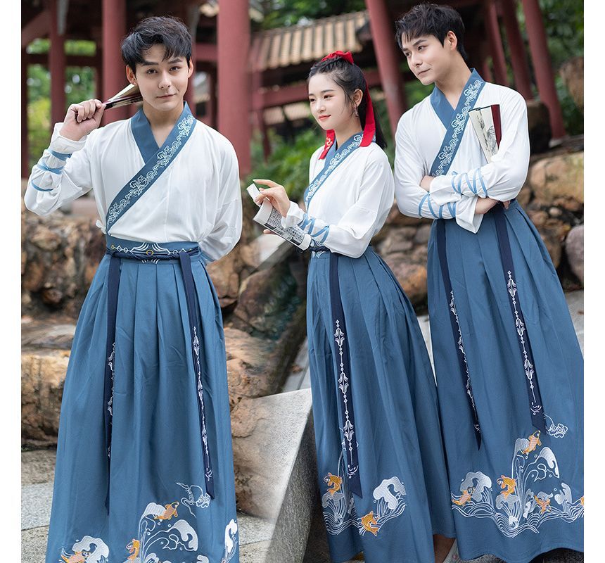 Fish Embroidered Hanfu Costume Set SpreePicky