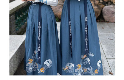 Fish Embroidered Hanfu Costume Set SpreePicky