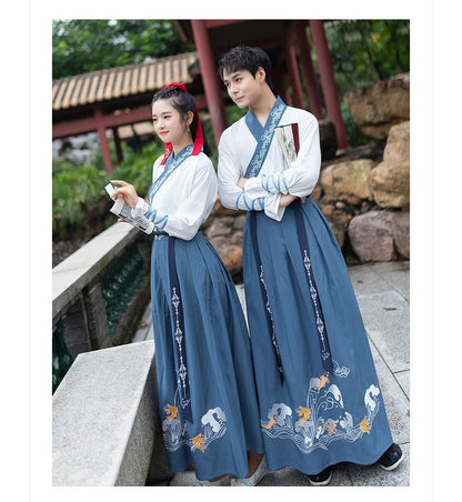 Fish Embroidered Hanfu Costume Set SpreePicky