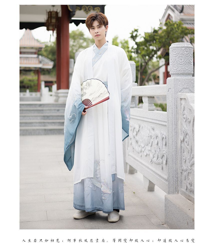 Dragon Embroidered Hanfu Jacket / Long SpreePicky