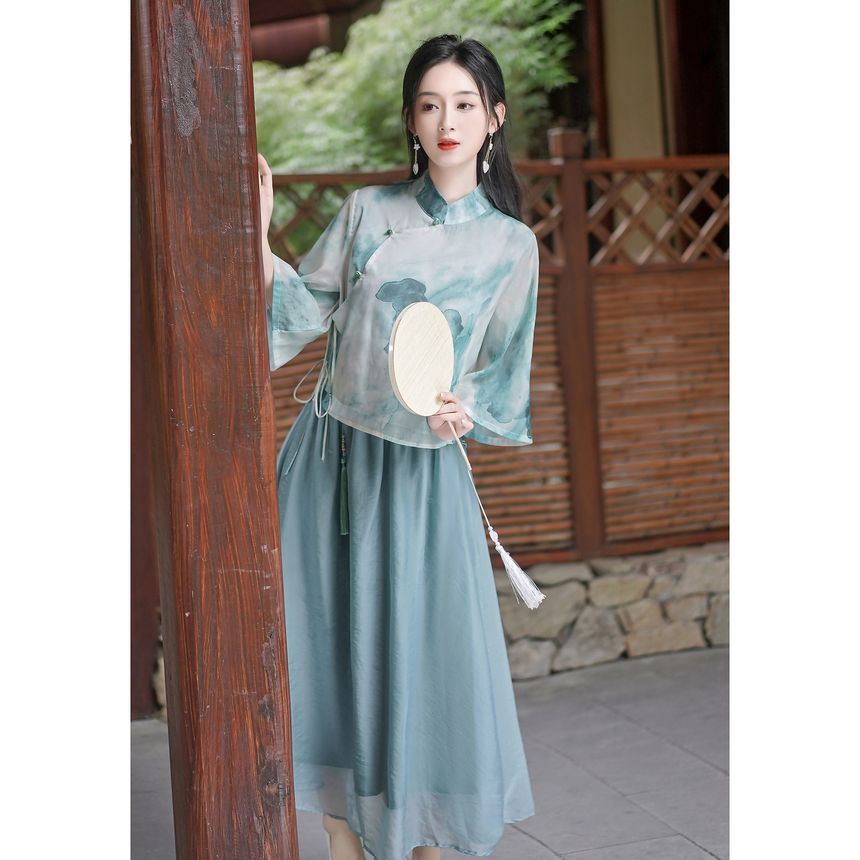 Tie Dye Hanfu Costume Set SpreePicky