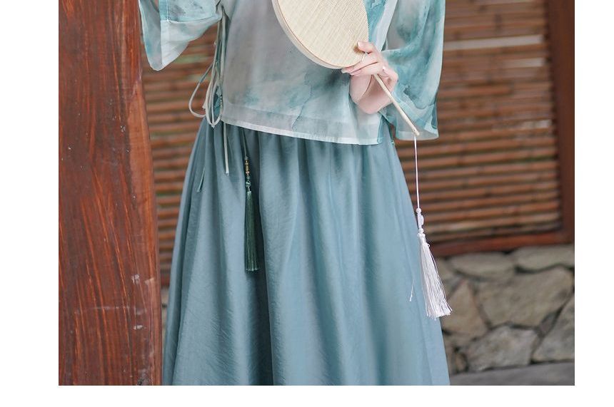 Tie Dye Hanfu Costume Set SpreePicky