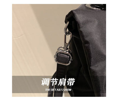 Top Handle Plain Flap Crossbody Bag SpreePicky