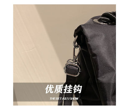 Top Handle Plain Flap Crossbody Bag SpreePicky