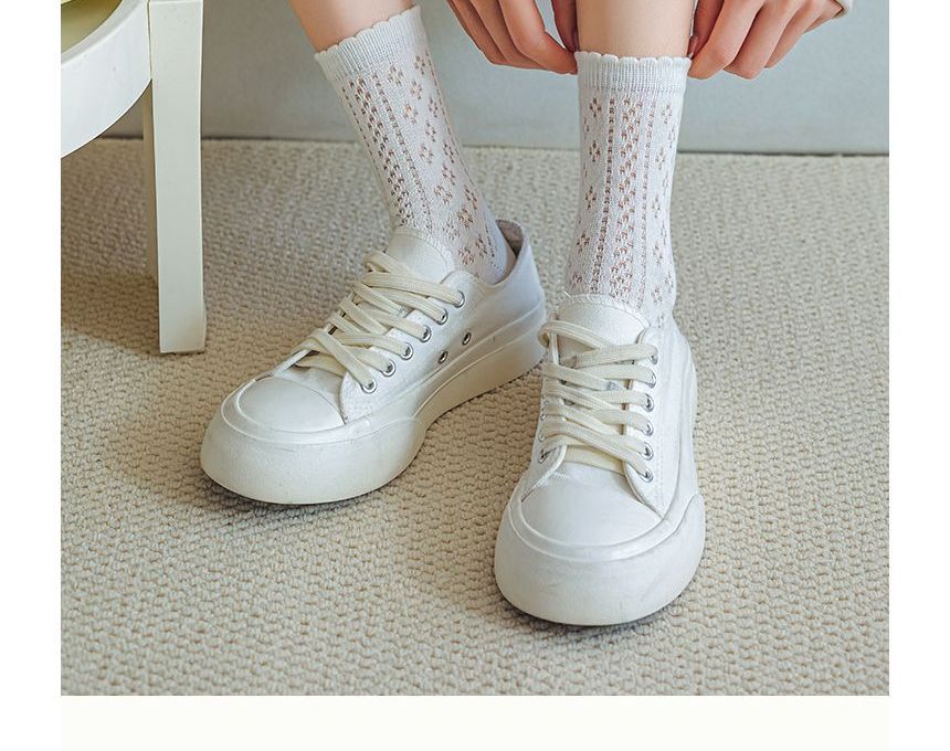 Ruffle Trim Socks Set SpreePicky