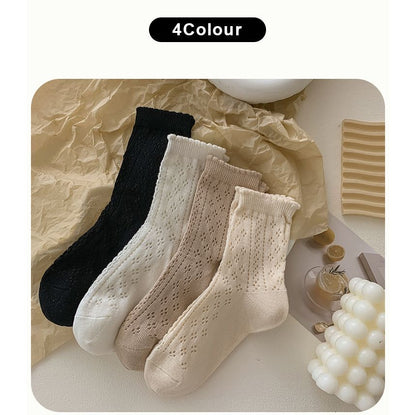 Ruffle Trim Socks Set SpreePicky