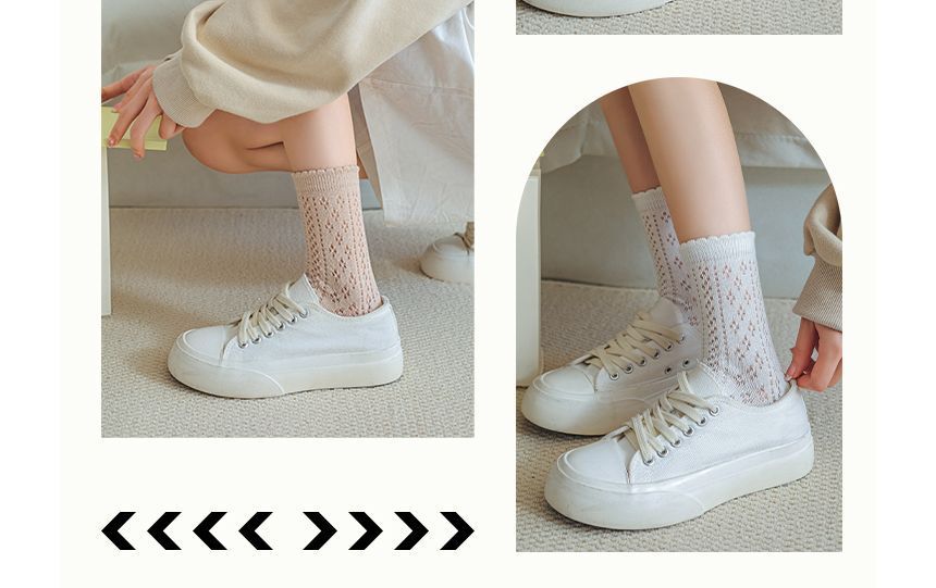 Ruffle Trim Socks Set SpreePicky