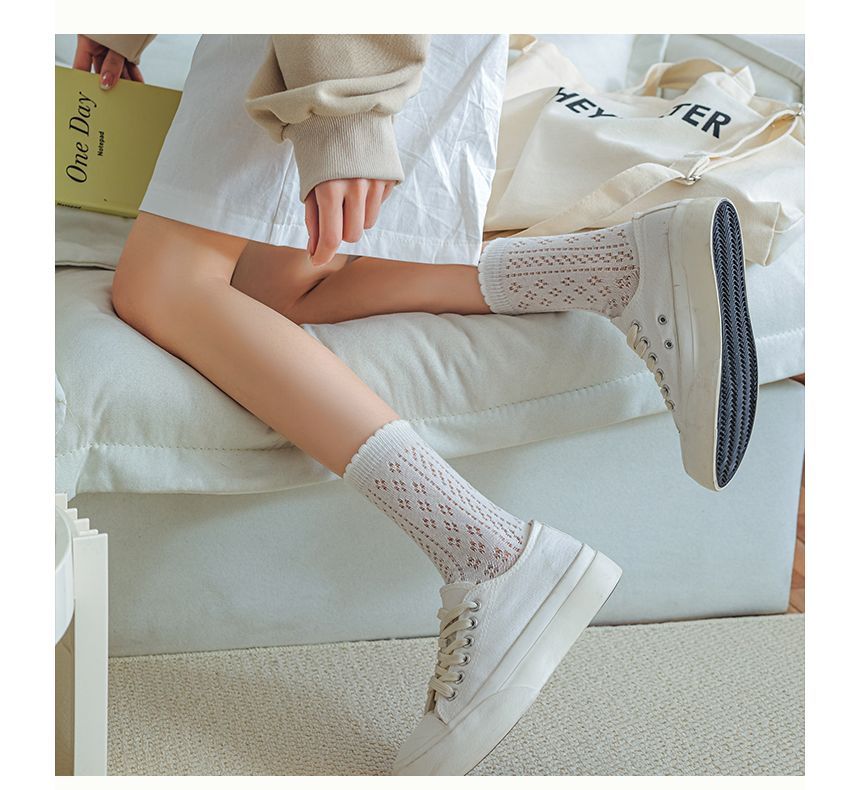 Ruffle Trim Socks Set SpreePicky