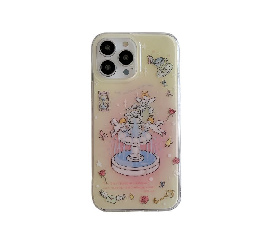 Cupid Fountain Phone Case - iPhone 11 / 12 / 12 Pro / 12 Pro Max / 13 / 13 Pro / 13 Pro Max / 14 / 14 Pro / 14 Pro Max SpreePicky