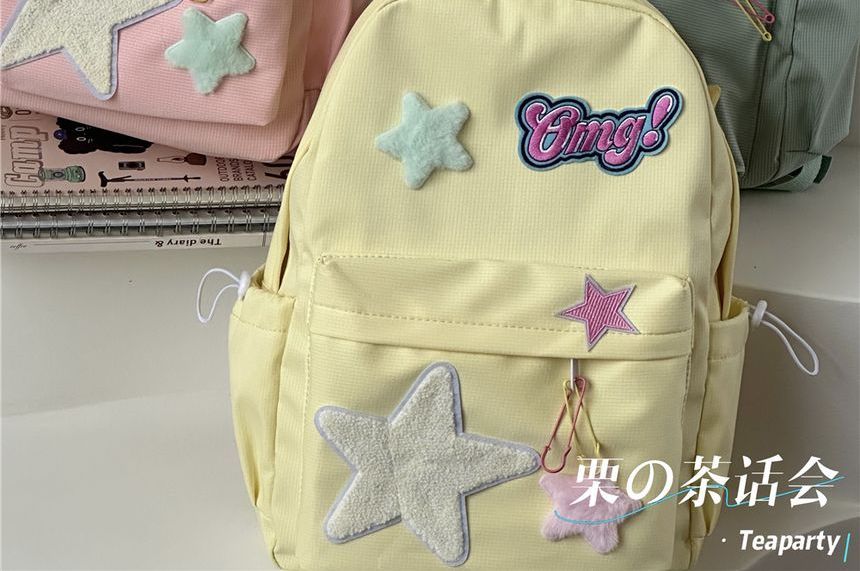 Star Applique Backpack / Charm / Set SpreePicky