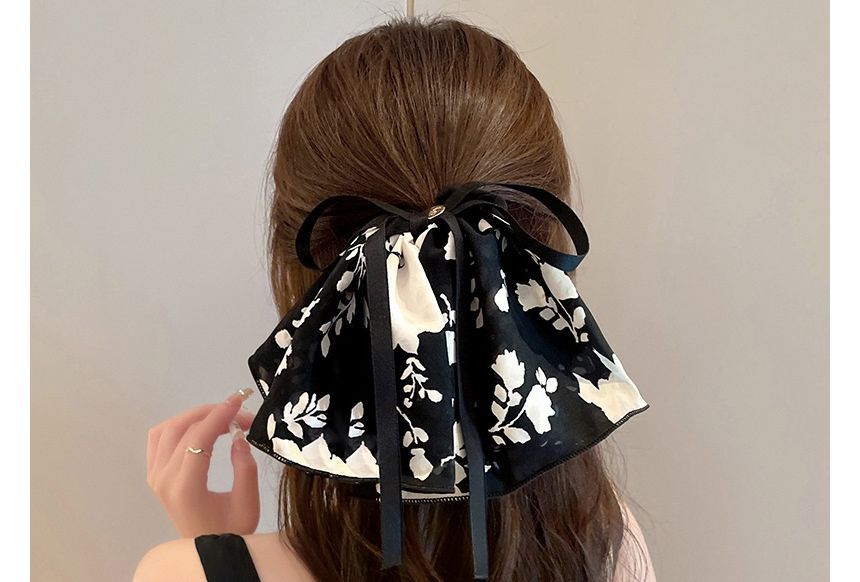 Floral Bow Scrunchie SpreePicky