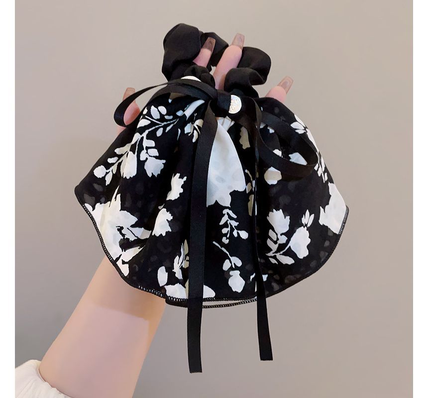 Floral Bow Scrunchie SpreePicky