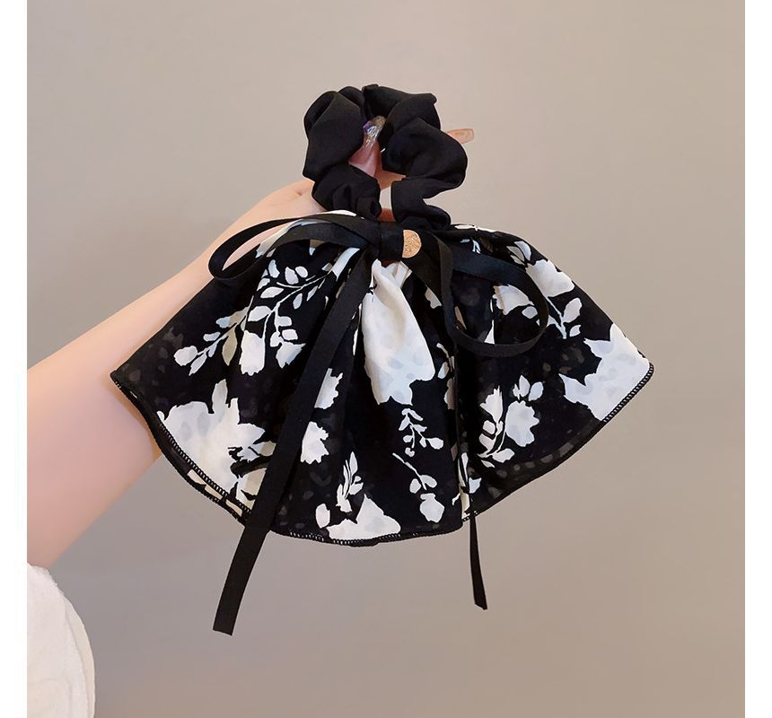 Floral Bow Scrunchie SpreePicky