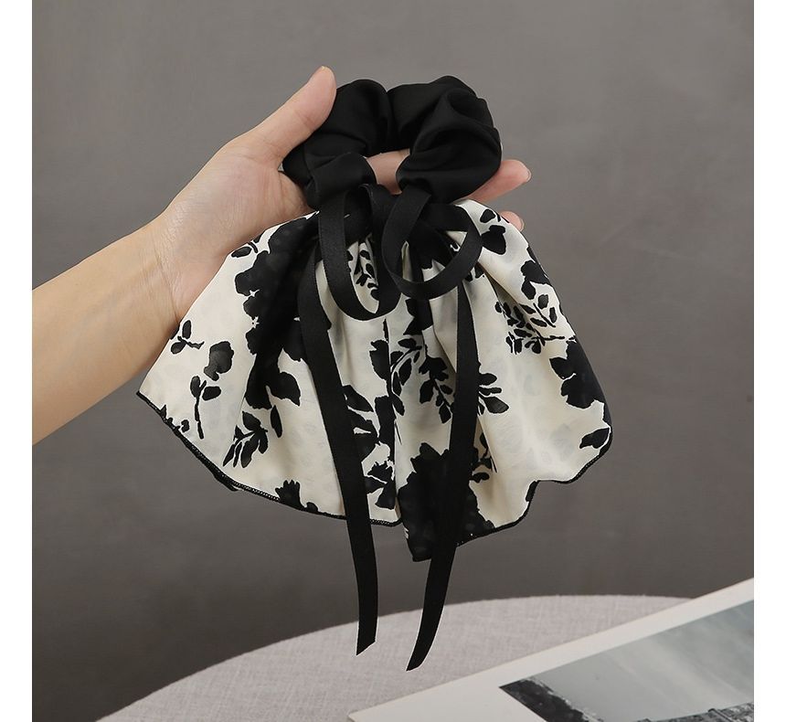 Floral Bow Scrunchie SpreePicky