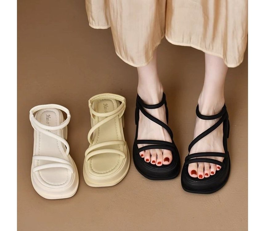 Platform Plain Sandals mySite