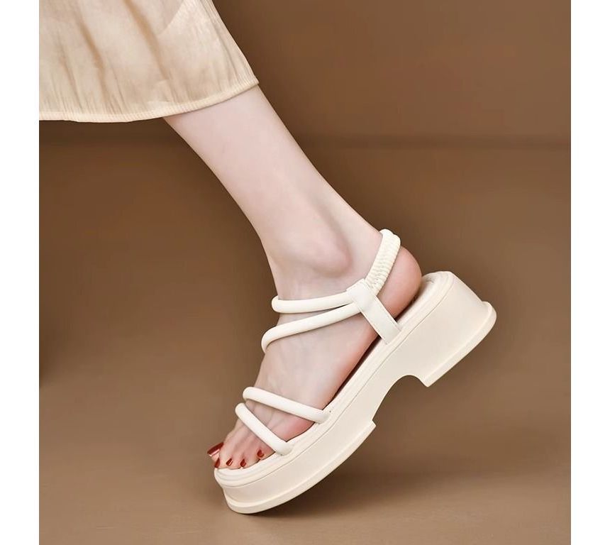 Platform Plain Sandals mySite