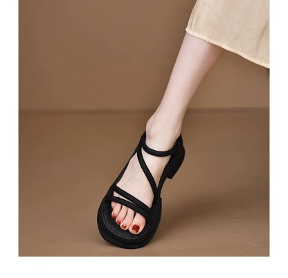 Platform Plain Sandals mySite