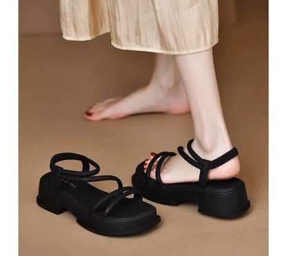 Platform Plain Sandals mySite