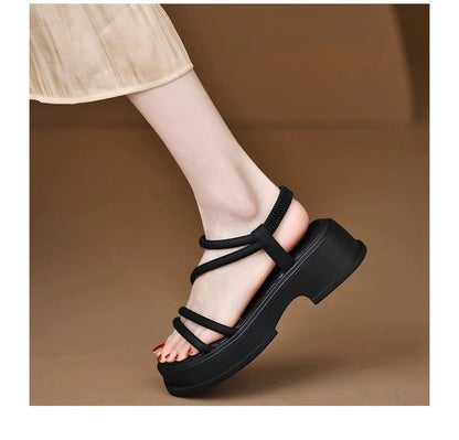 Platform Plain Sandals mySite