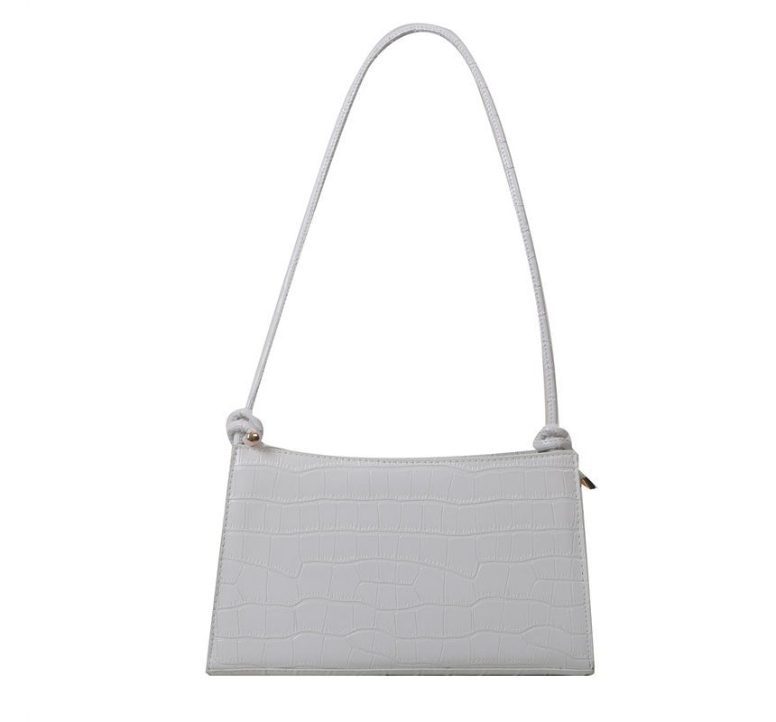 Crocodile Grain Shoulder Bag SpreePicky