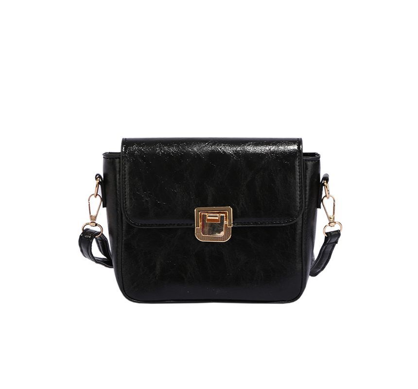 Flap Faux Leather Crossbody Bag SpreePicky