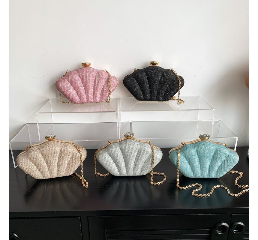 Glitter Shell Evening Bag SpreePicky