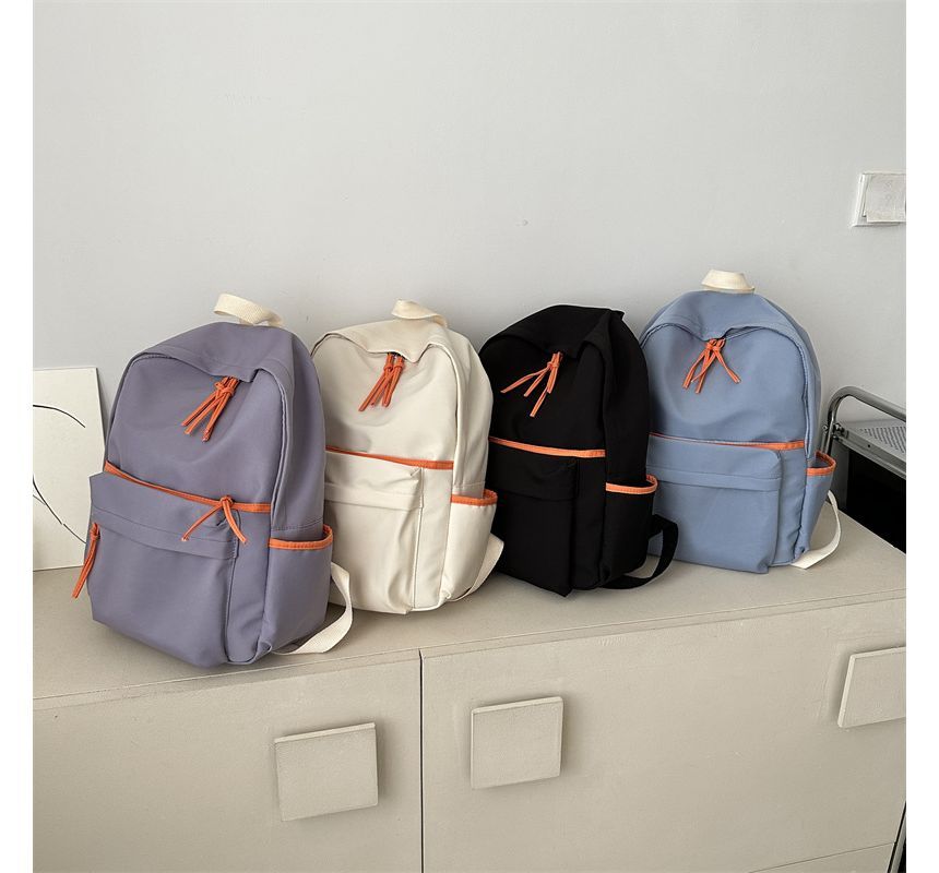 Contrast Trim Backpack SpreePicky