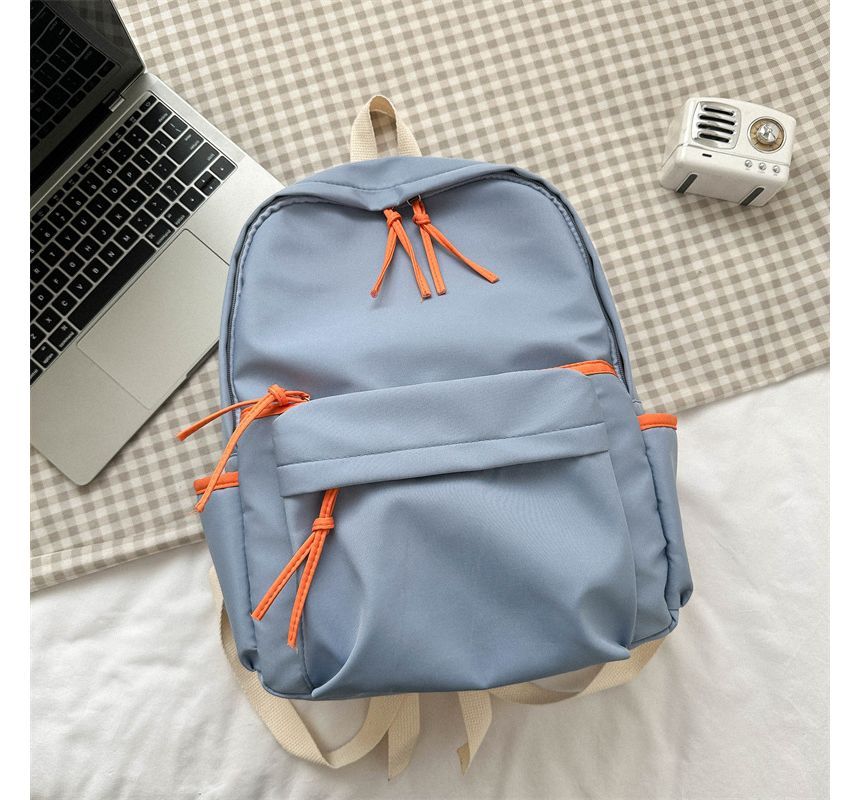 Contrast Trim Backpack SpreePicky