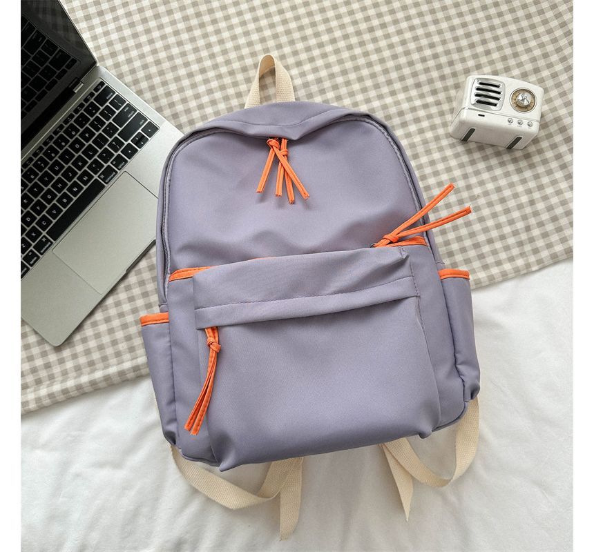 Contrast Trim Backpack SpreePicky