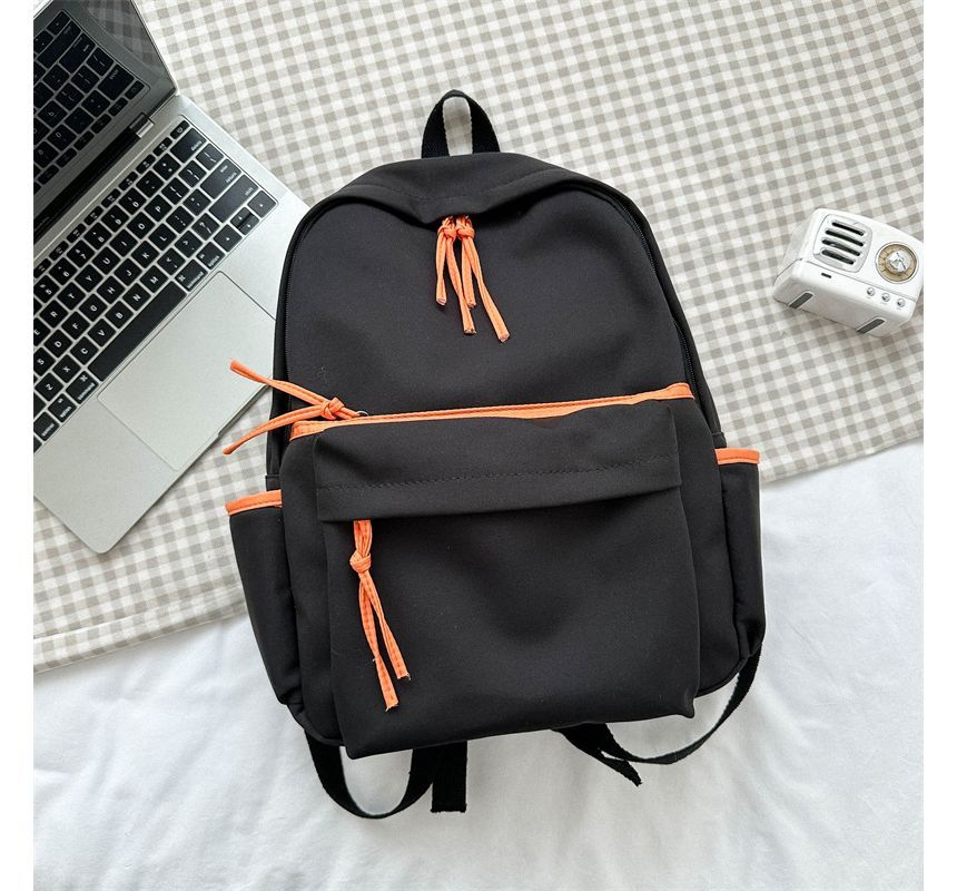 Contrast Trim Backpack SpreePicky