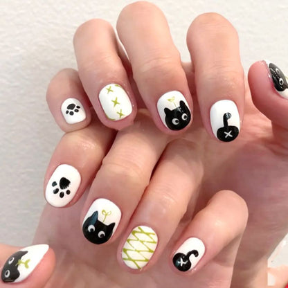 Cat Nail Art Stickers SpreePicky