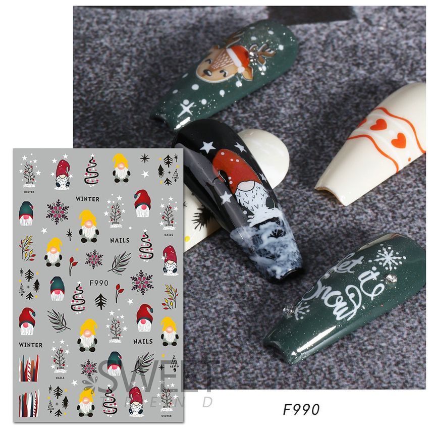 Gnome Nail Art Stickers SpreePicky