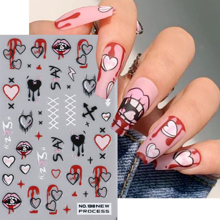 Halloween Nail Art Stickers SpreePicky