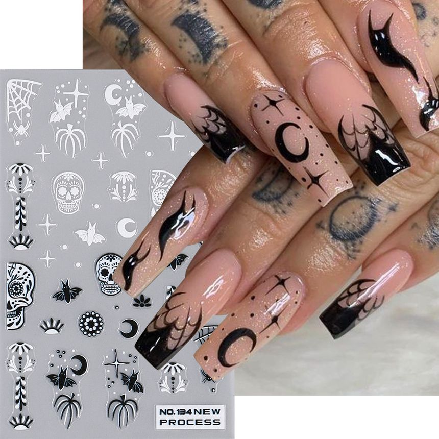 Halloween Nail Art Stickers SpreePicky