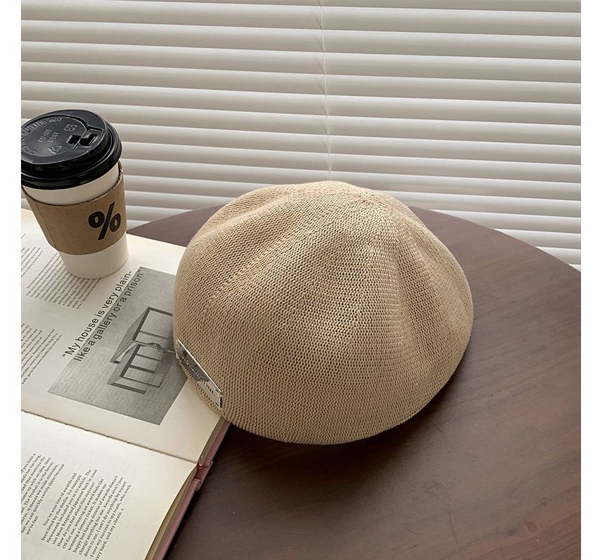 Plain Woven Beret SpreePicky