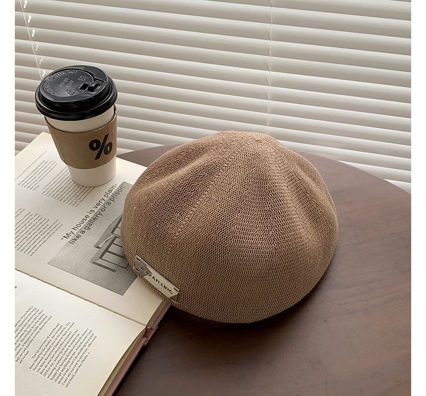 Plain Woven Beret SpreePicky