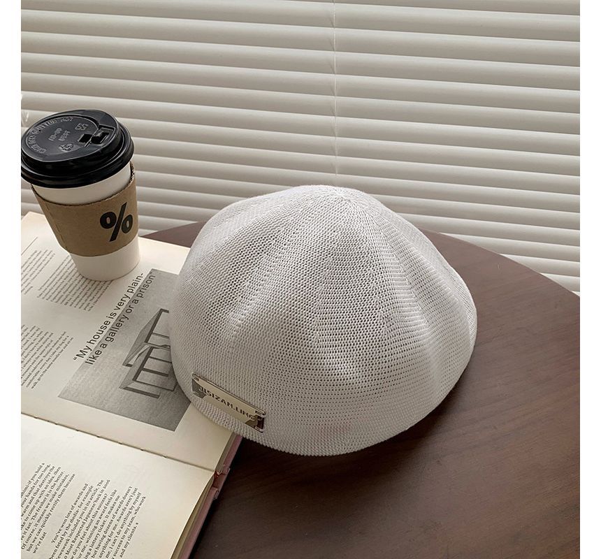 Plain Woven Beret SpreePicky