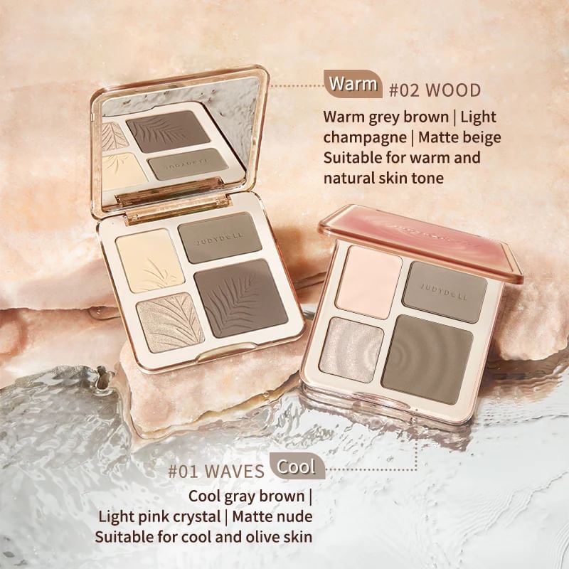 2 IN 1 Highlighter Contour Palette mySite