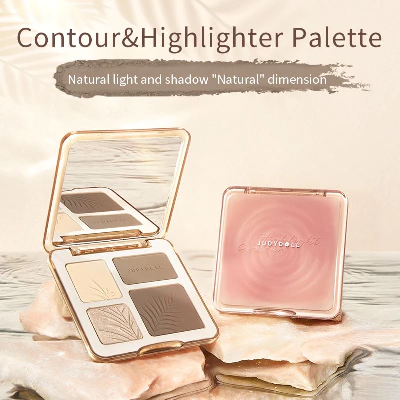 2 IN 1 Highlighter Contour Palette mySite