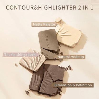 2 IN 1 Highlighter Contour Palette mySite